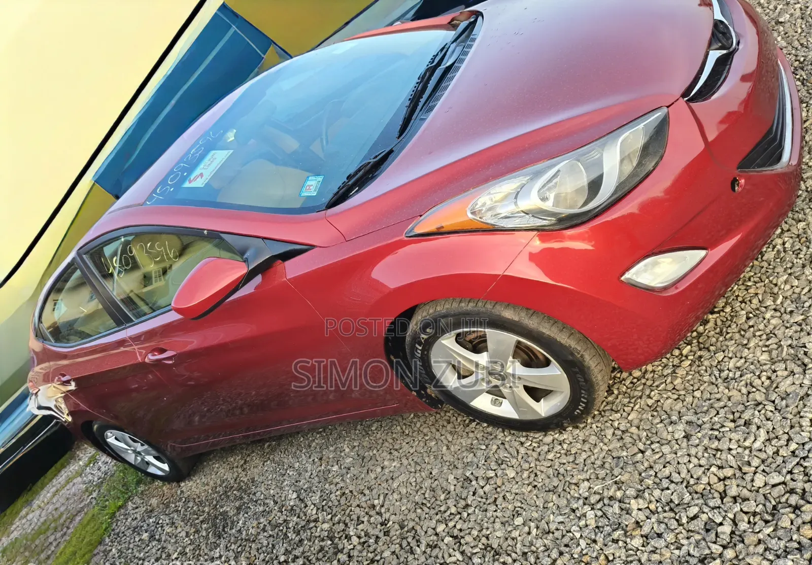 Hyundai Elantra 2012 Red