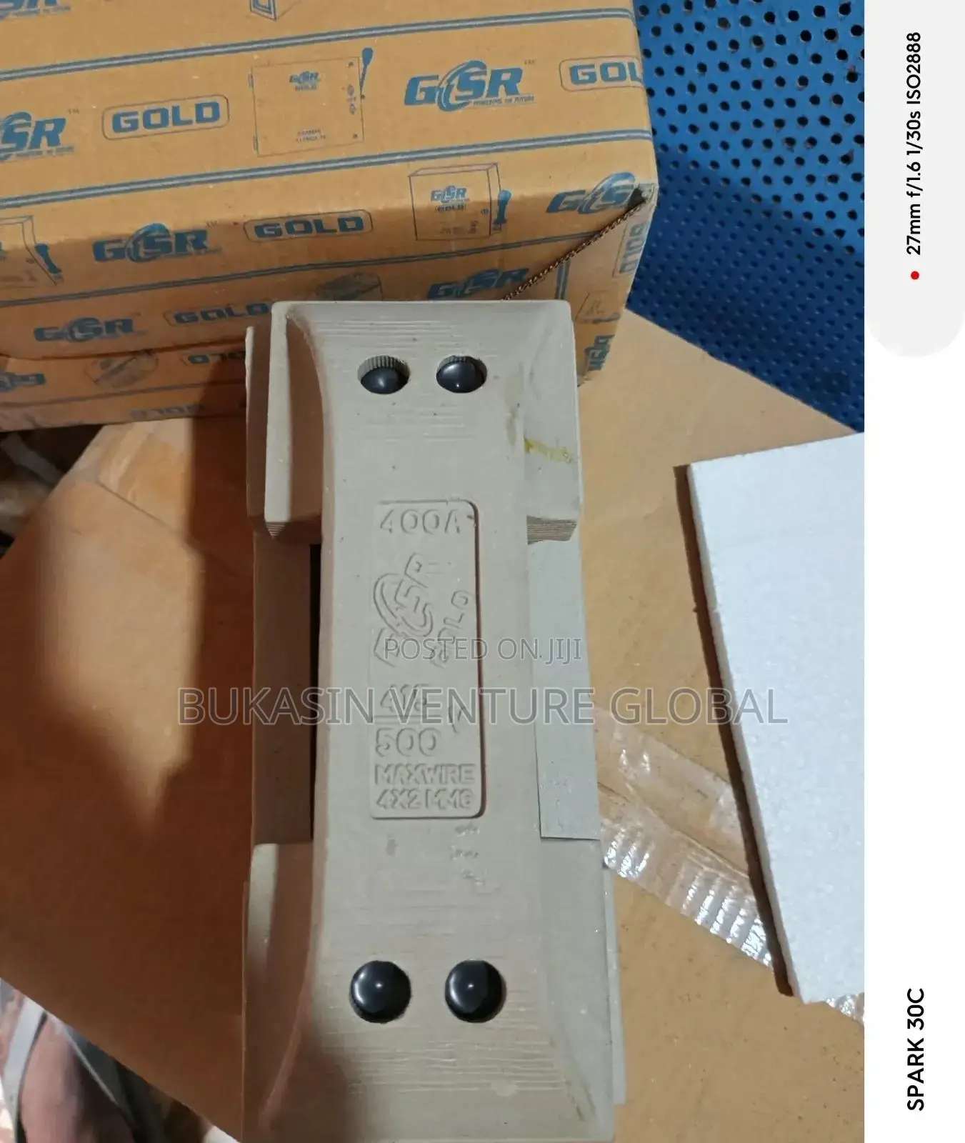 400amps Cut Out Fuse and Base GSR GOLD Available in Any Size