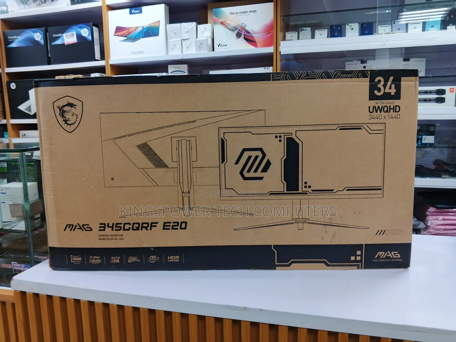 Msi Mag 345cqrf E20 Curved Gaming Monitor