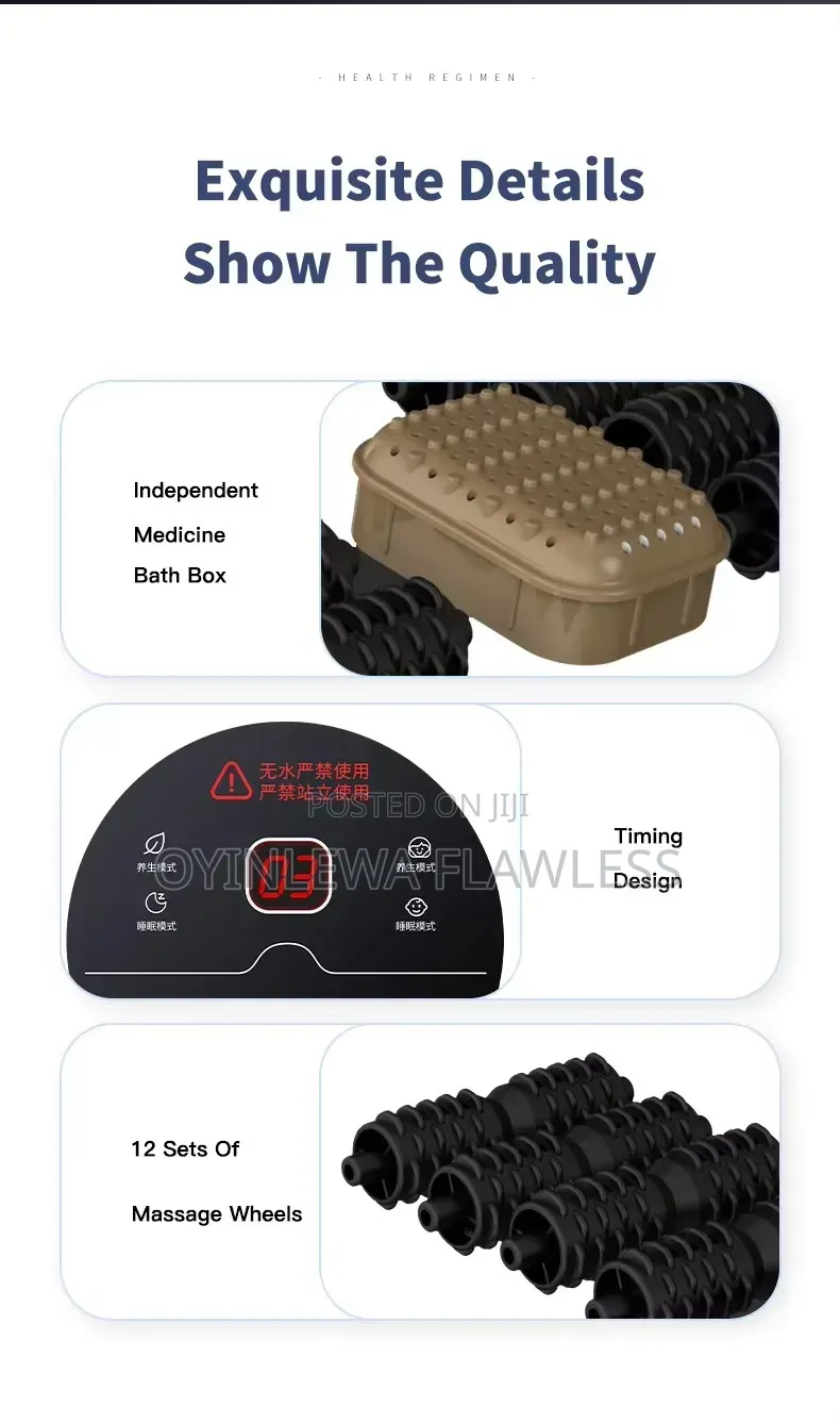 Automatic Digital Pedicure Massage Footbath Bucket