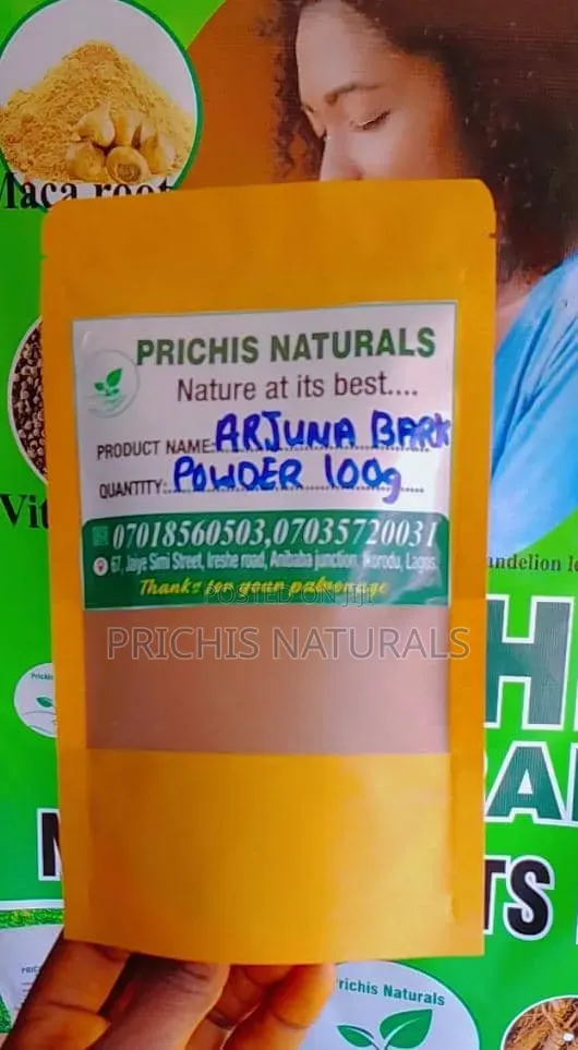 Arjuna Bark Powder 100g–Terminalia Arjuna Powder for Heart Health