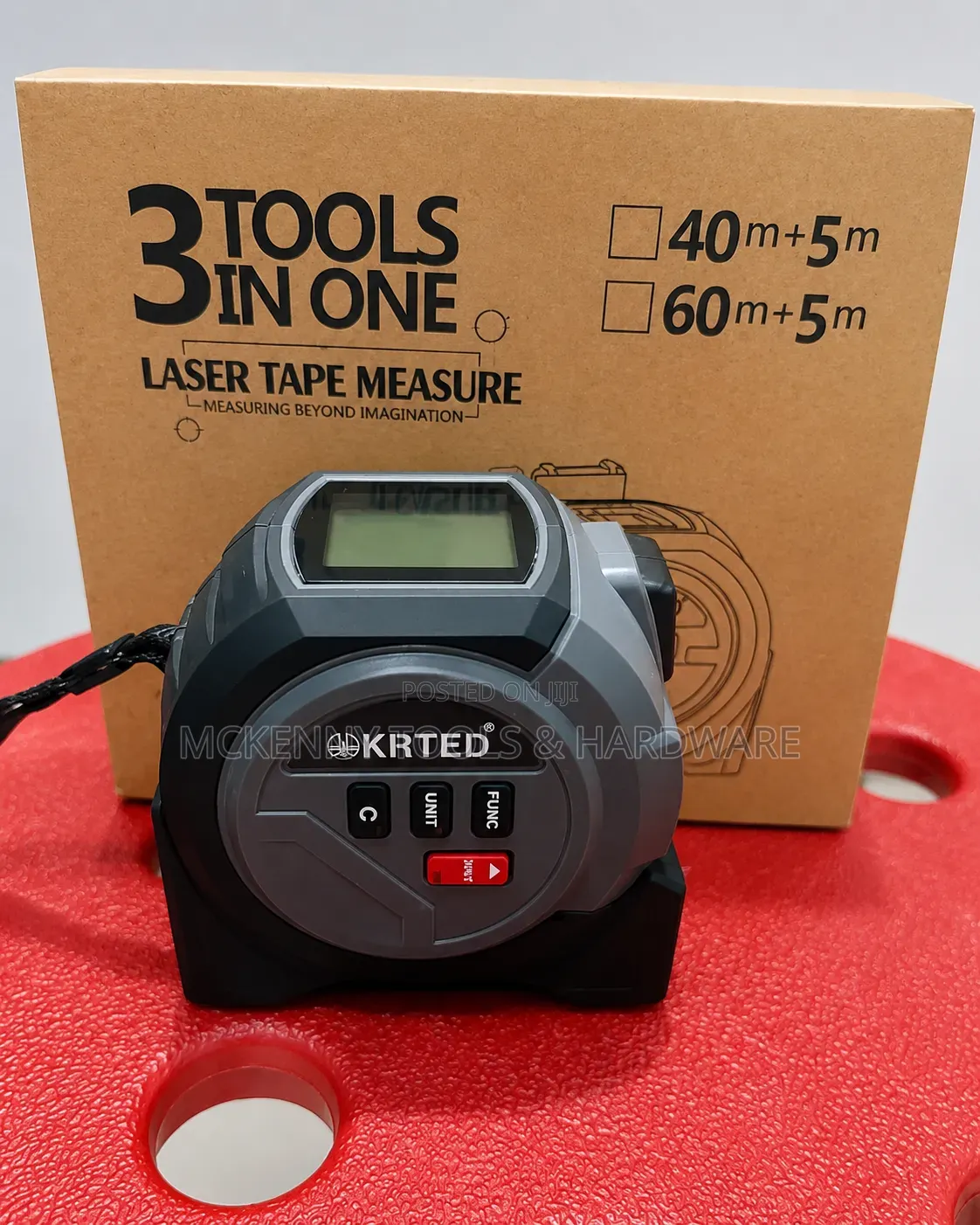 KRTED 3-in-1 Laser Tape Measure, A
