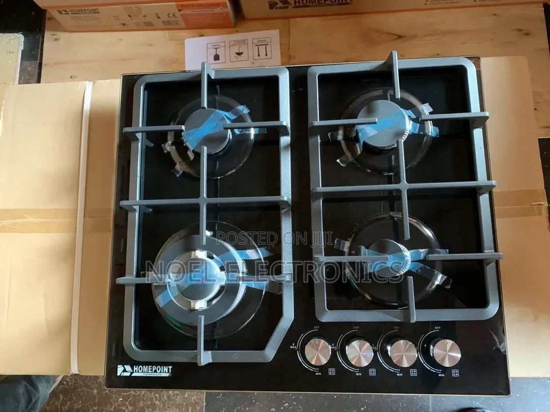 Homepoint 4 Burner Glass Gas Hob