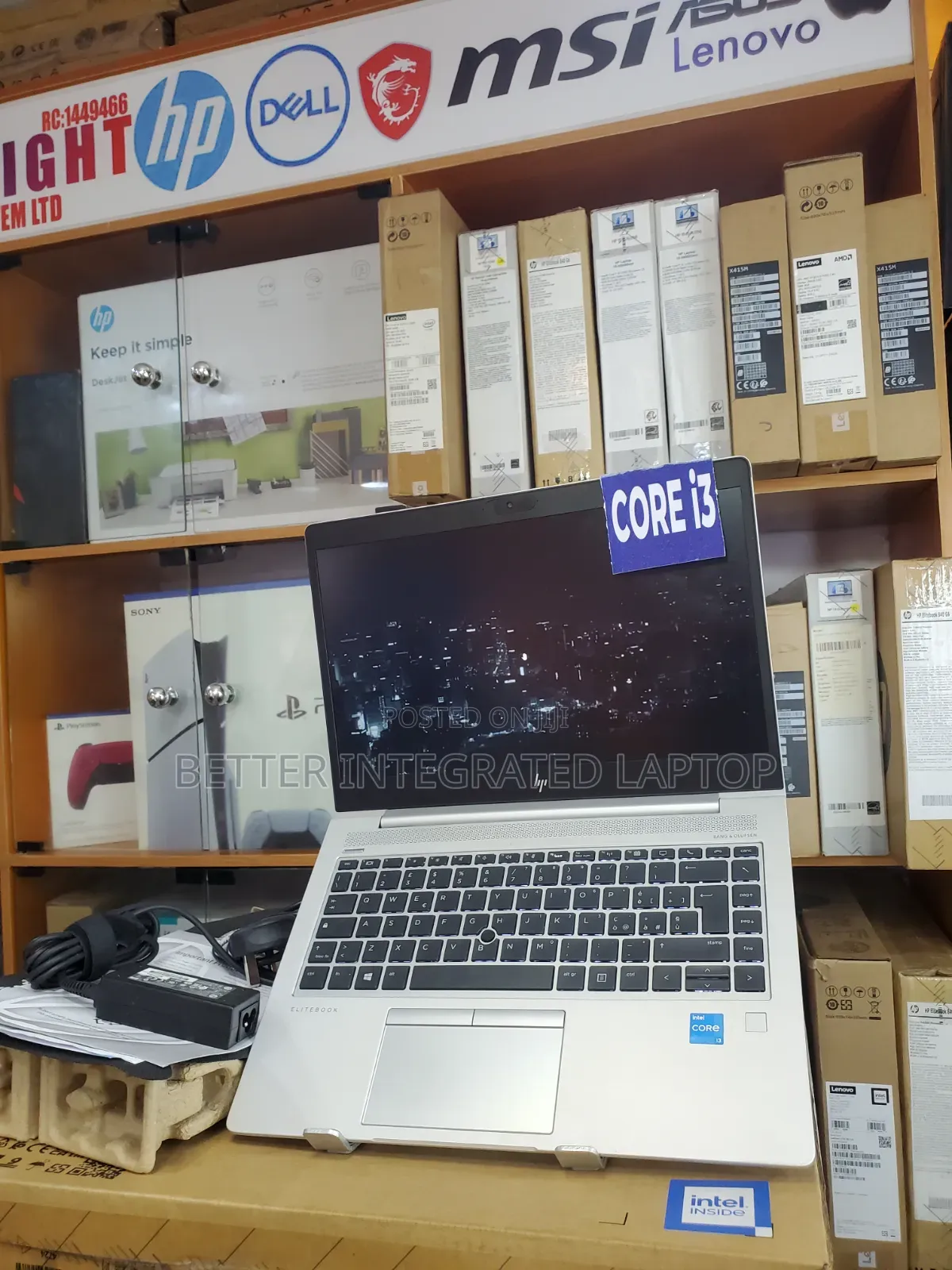 New Laptop HP EliteBook 840 G5 8GB Intel Core i3 SSD 512GB