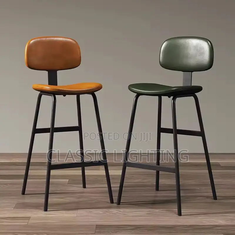 Modern Minimalist Bar Chair Italian Bar Leisure Adult Backrest Chair