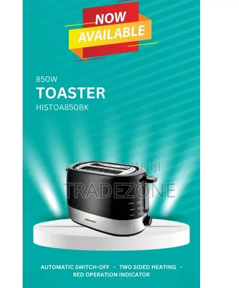 Hisense 850W Bread Toaster | HISTOA850BK