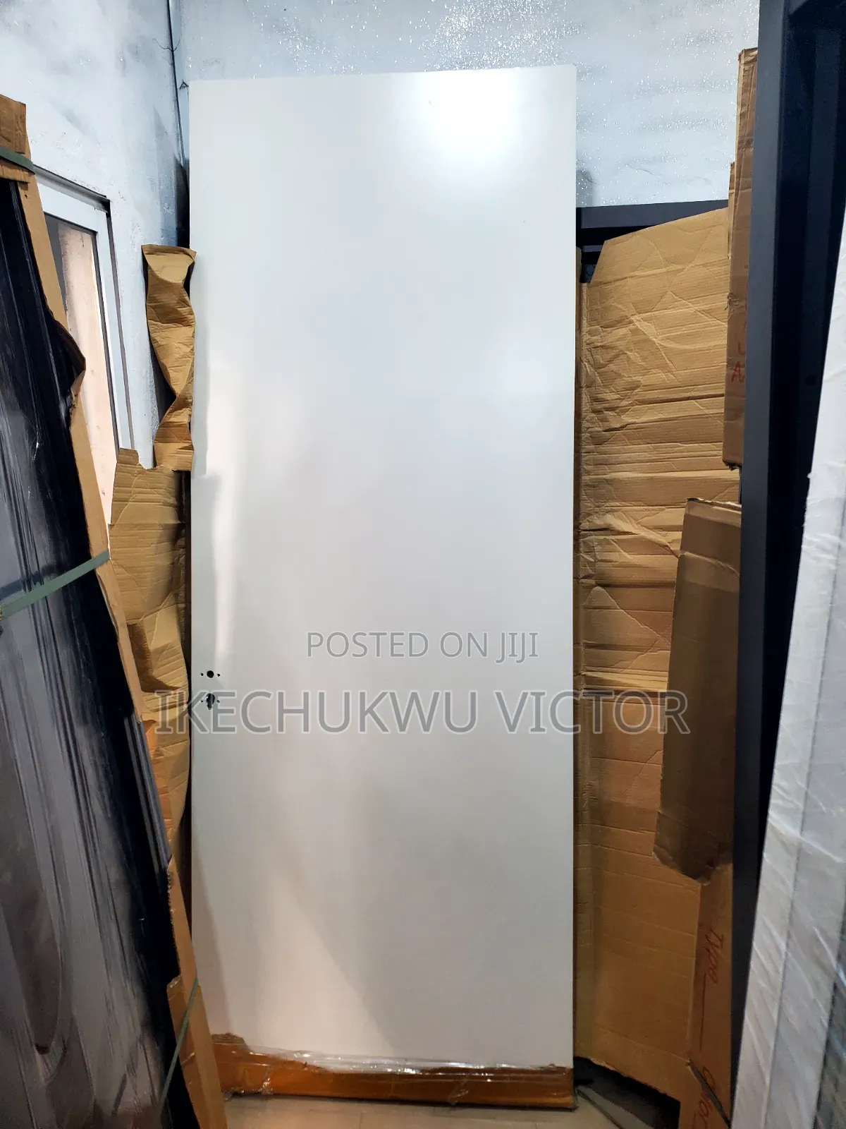 3ft by 2.4 (840) Hard-Core White Wooden Door