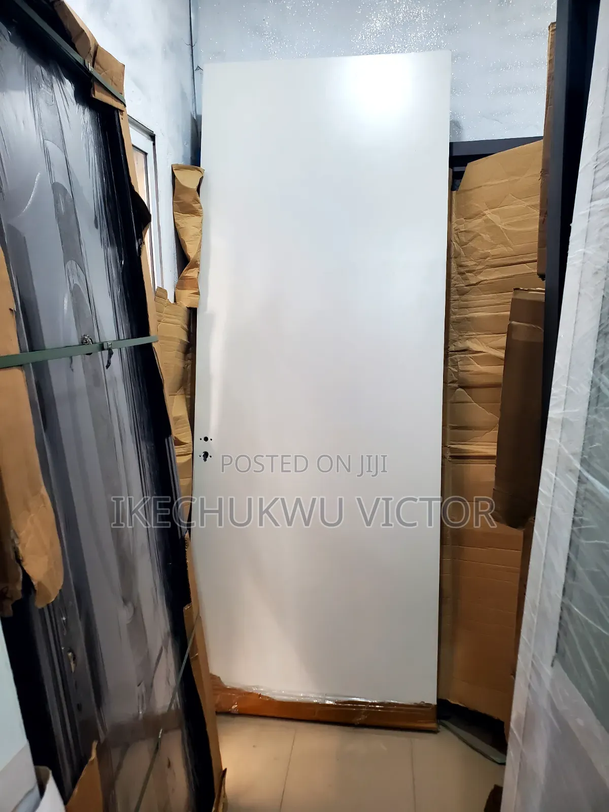 3ft by 2.4 (840) Hard-Core White Wooden Door