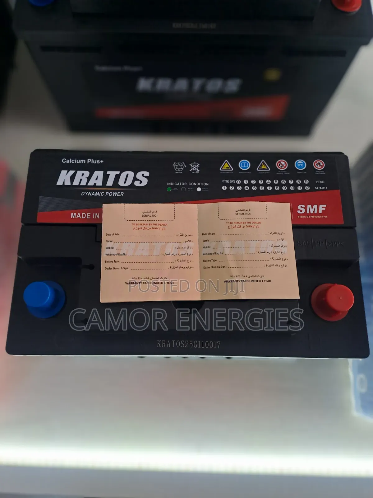 Original Korea Kratos 75Ah Car Battery for Toyota Camry Corolla