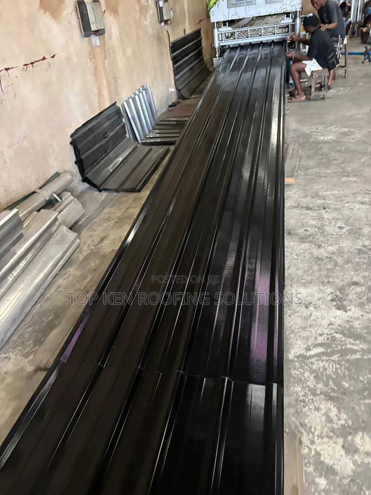 0.58 Black Longspan Aluminium Sheet