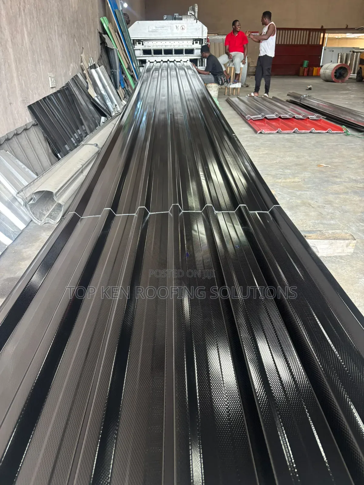 0.58 Black Longspan Aluminium Sheet