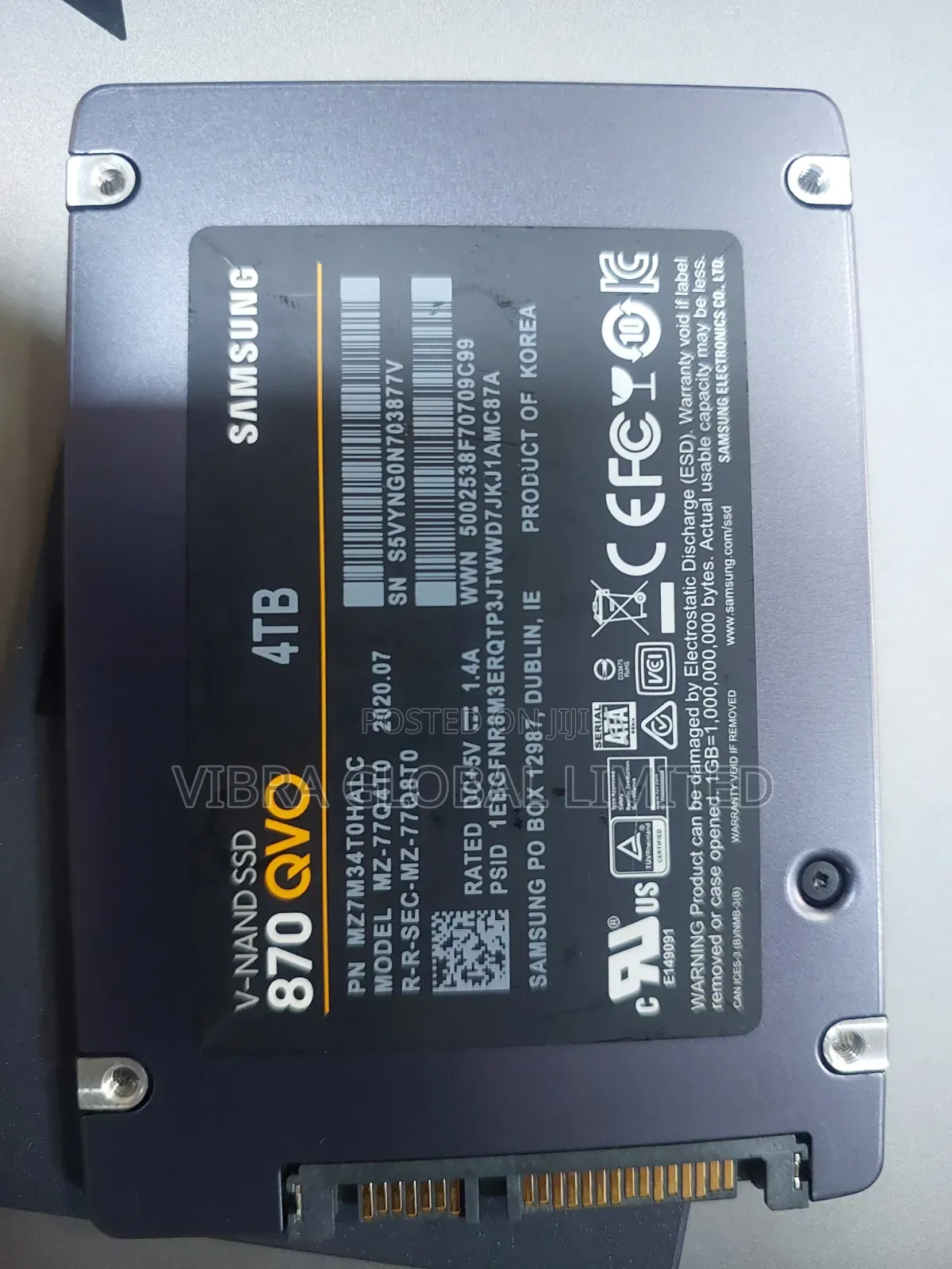 4tb SSD Sata Samsung 870 Qvo v-Nand