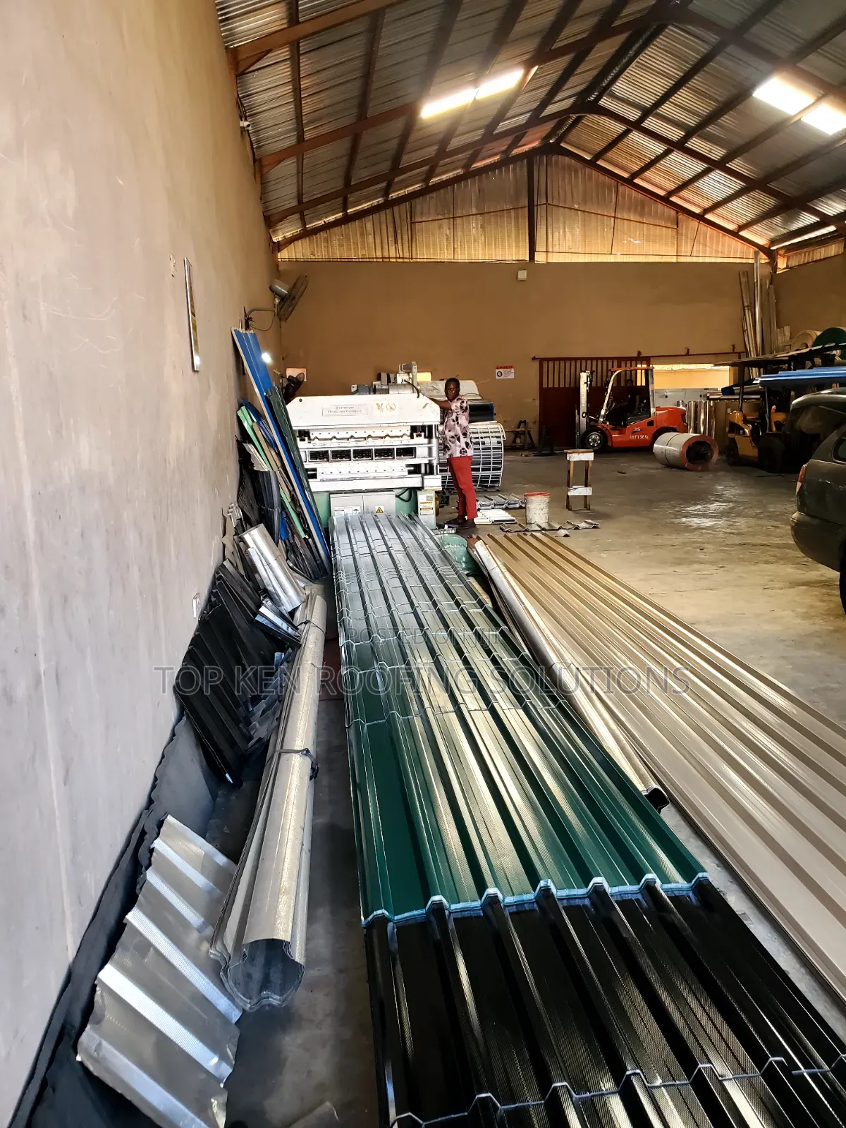 0.55 Green Oven Baked Aluminium