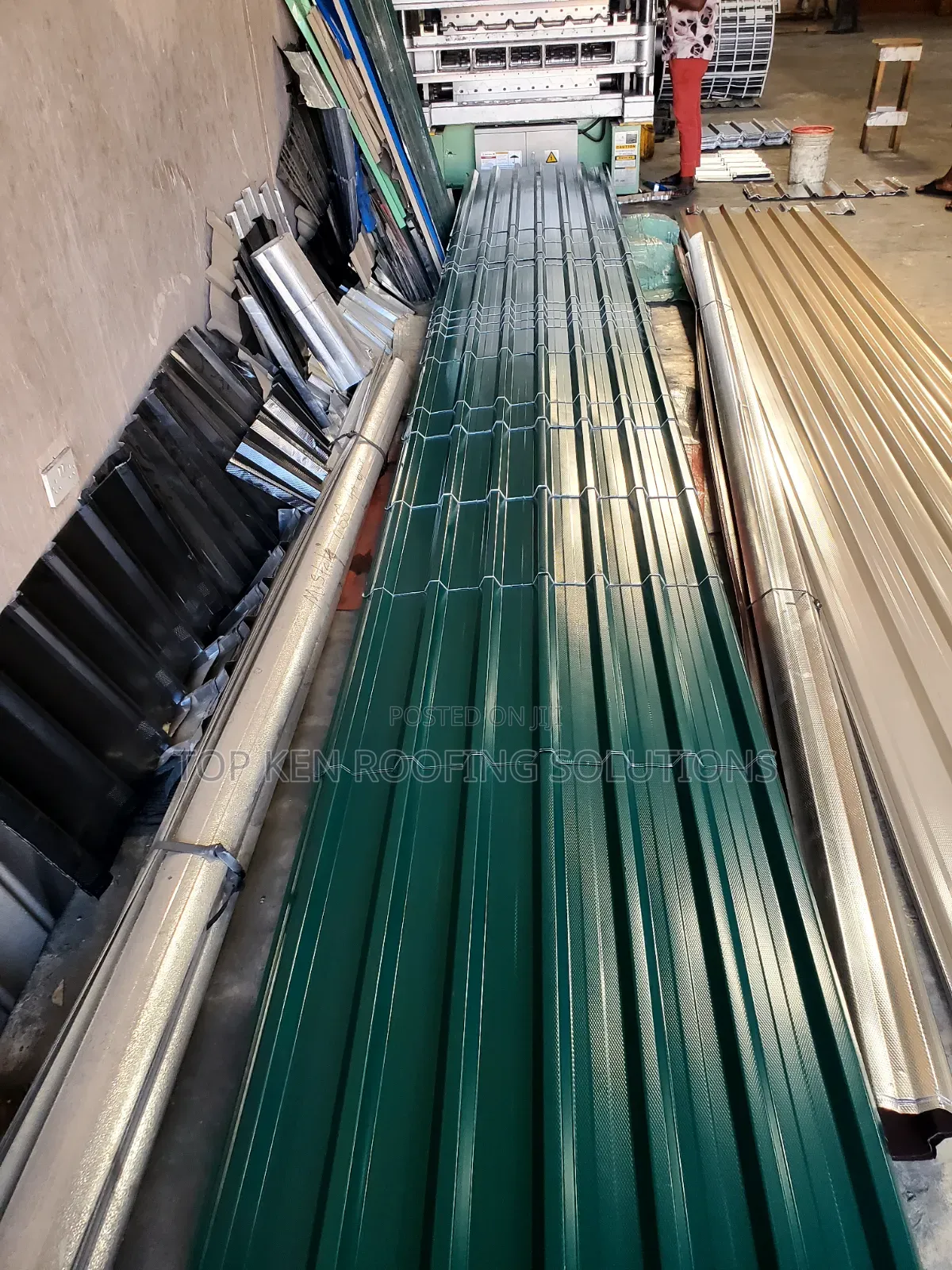 0.55 Green Oven Baked Aluminium