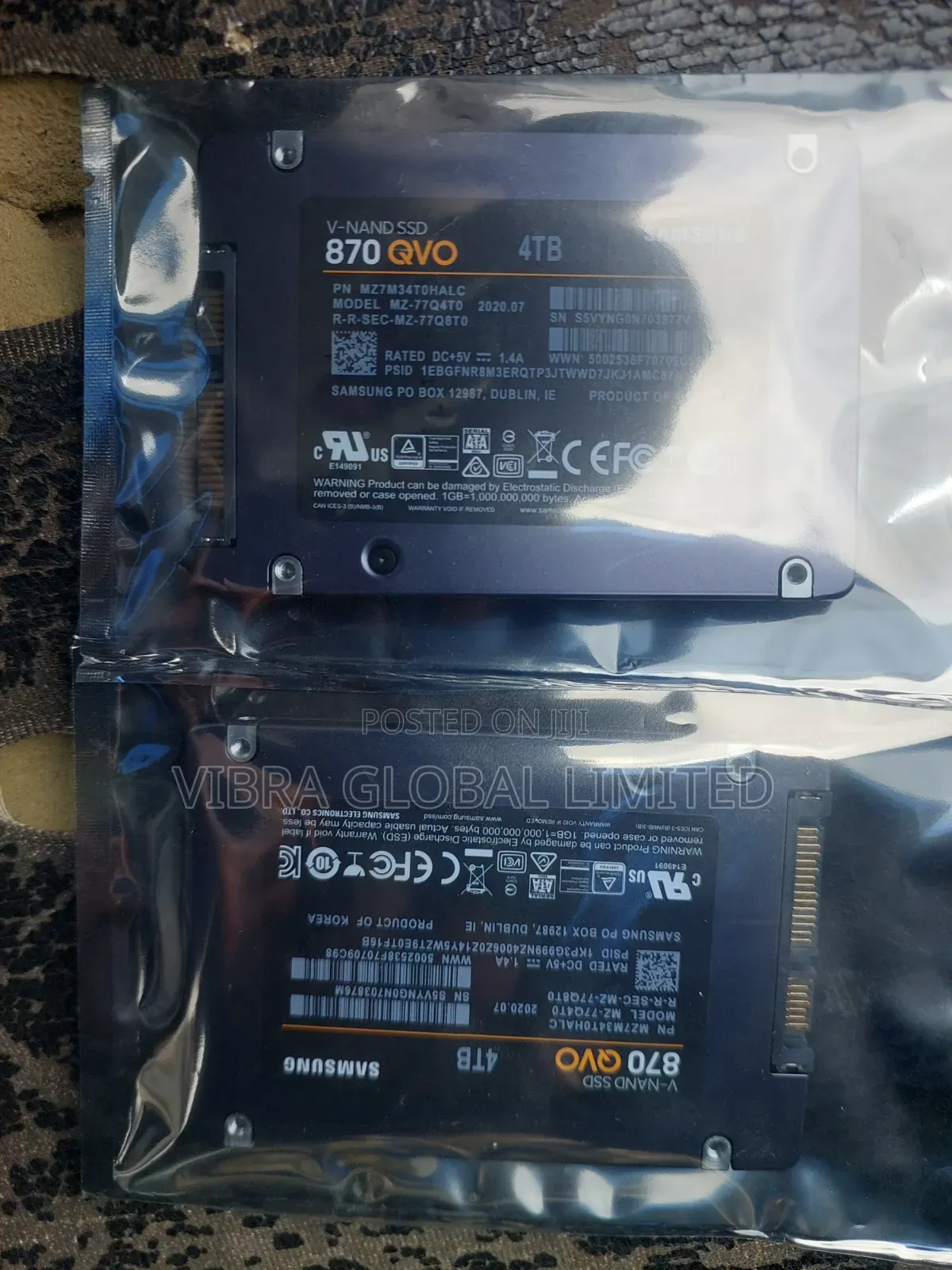 4tb SSD Sata Samsung 870 Qvo v-Nand