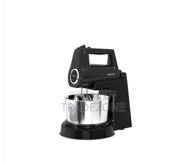 Maxi Standing Kitchen Mixer With Bowl 400W Black | HM0293A