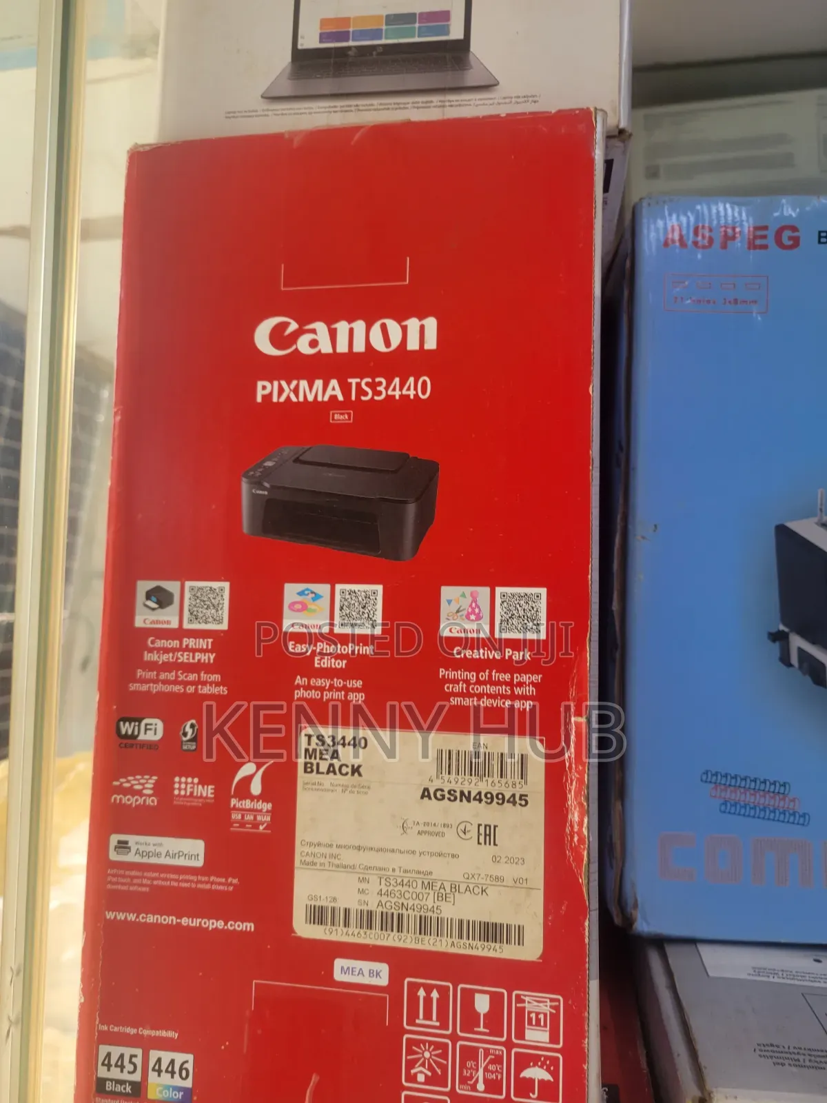 Canon PIXMA TS3440 Wireless All-in-One Inkjet Printer – Brand New