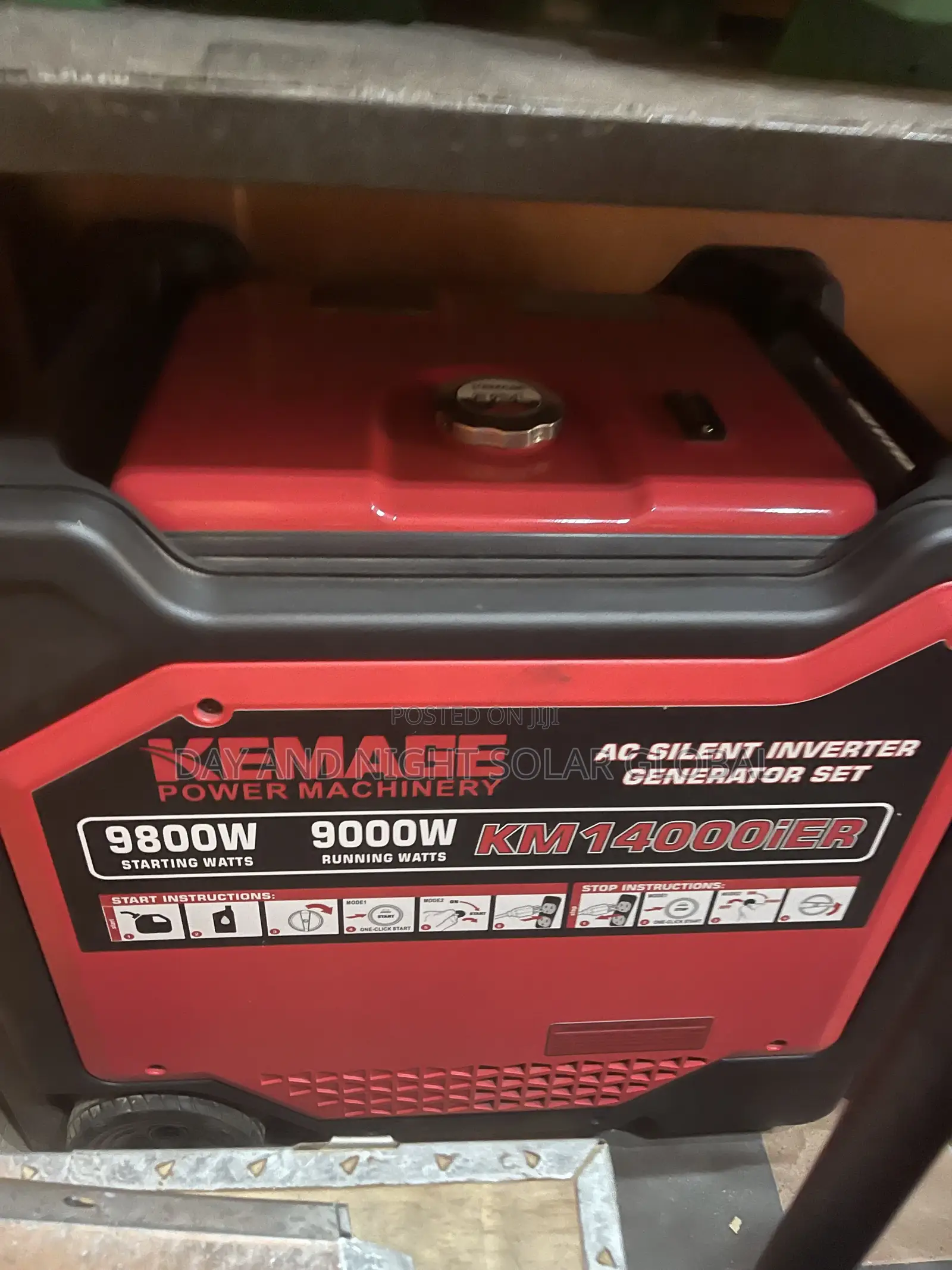KM14000ie 9.8kva Silent Inverter AC Generator