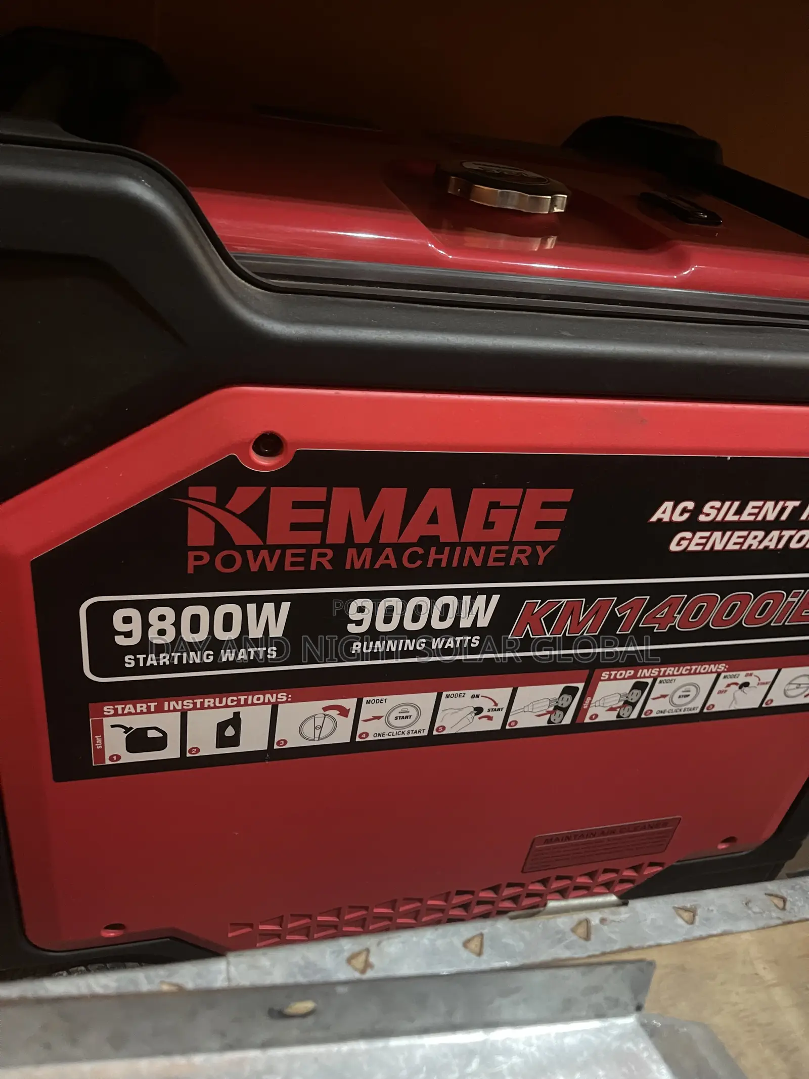 KM14000ie 9.8kva Silent Inverter AC Generator