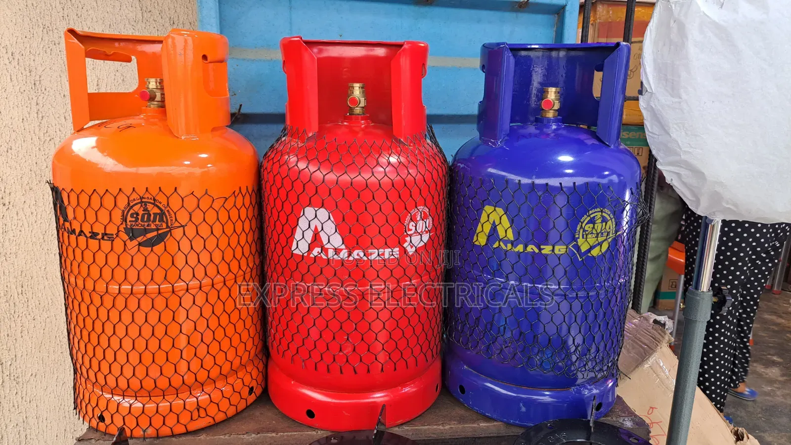 Brand New 12KG Gas Cylinder With Safety Net