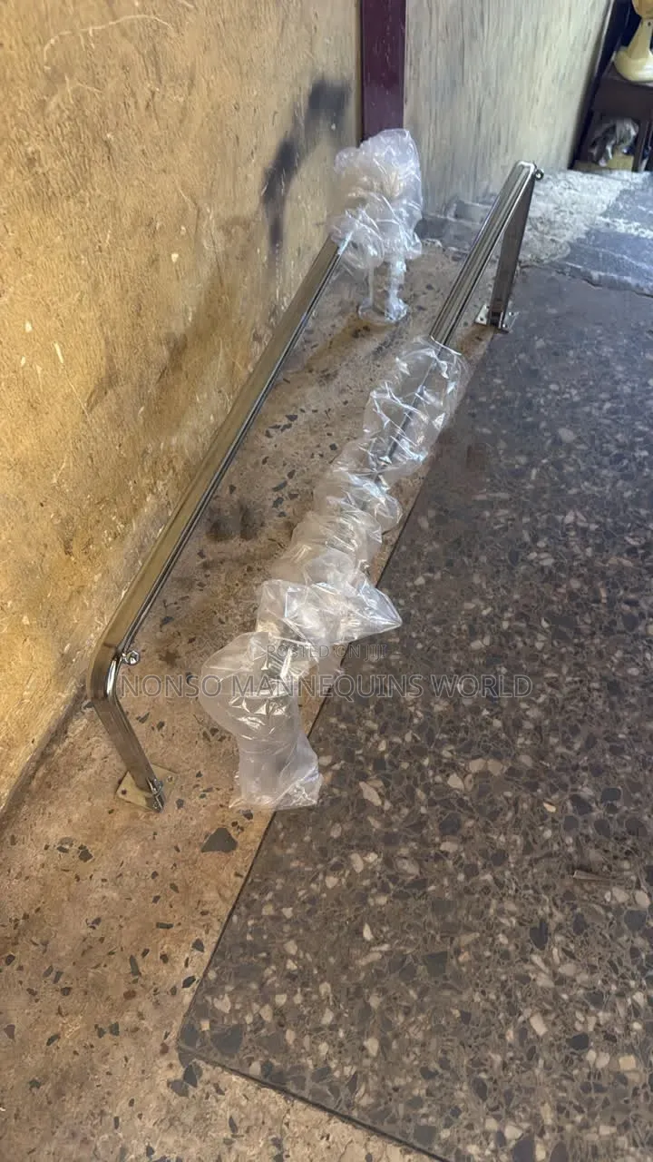 3 Feets Silver U Shaped Wall Hanger