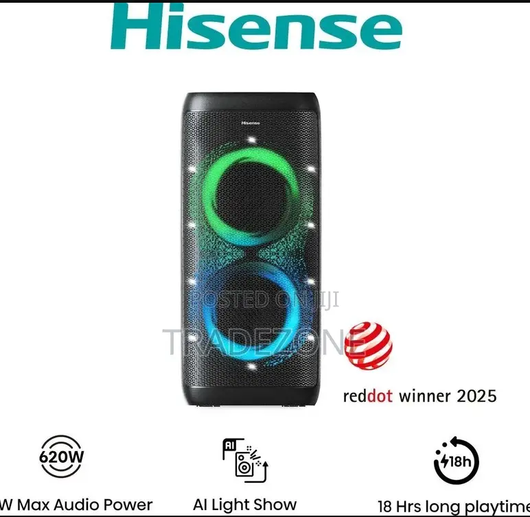 Hisense 620W Rechargeable Party Thunder | HISAUDPARTYTHUNDER