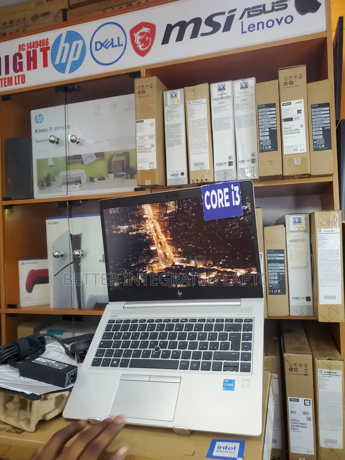 New Laptop HP EliteBook 2170P 8GB Intel Core i3 SSD 512GB