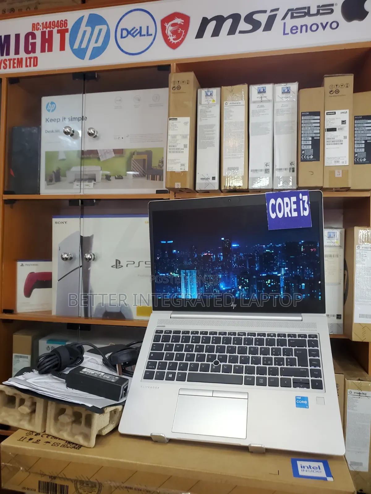 New Laptop HP EliteBook 2170P 16GB Intel Core i3 SSD 512GB