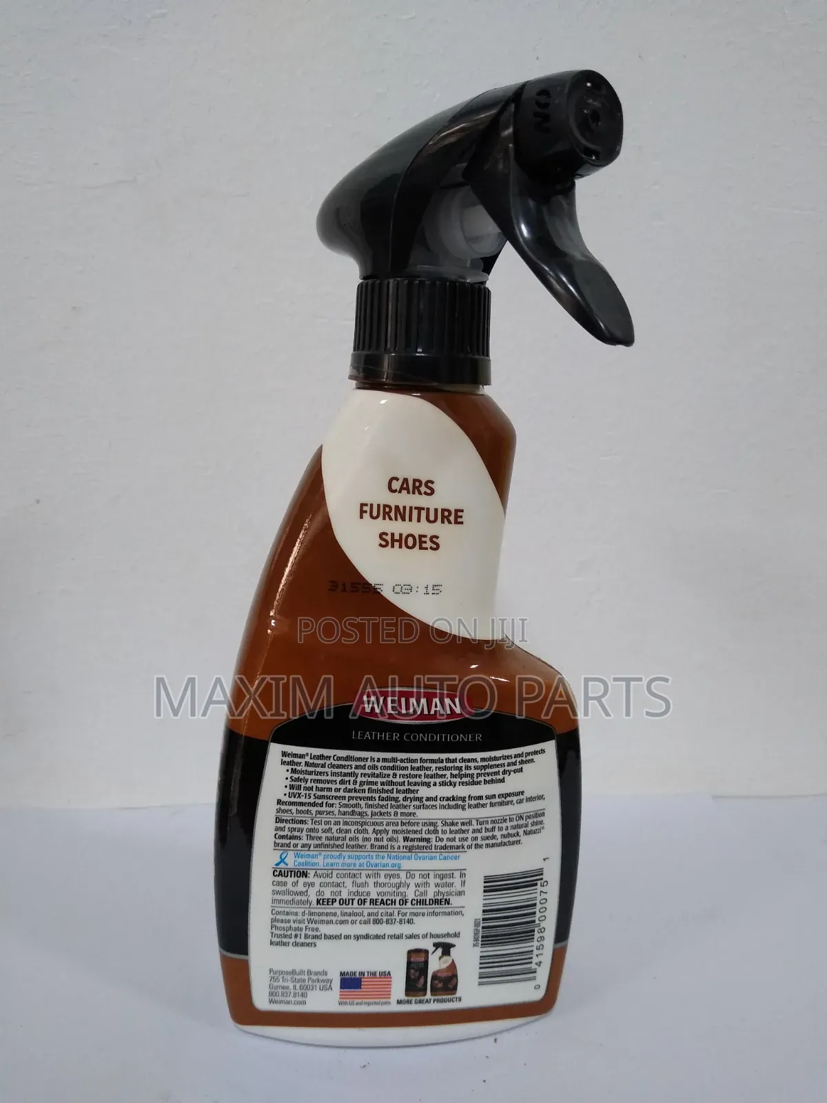 Weiman Leather Cleaner Conditioner Spray