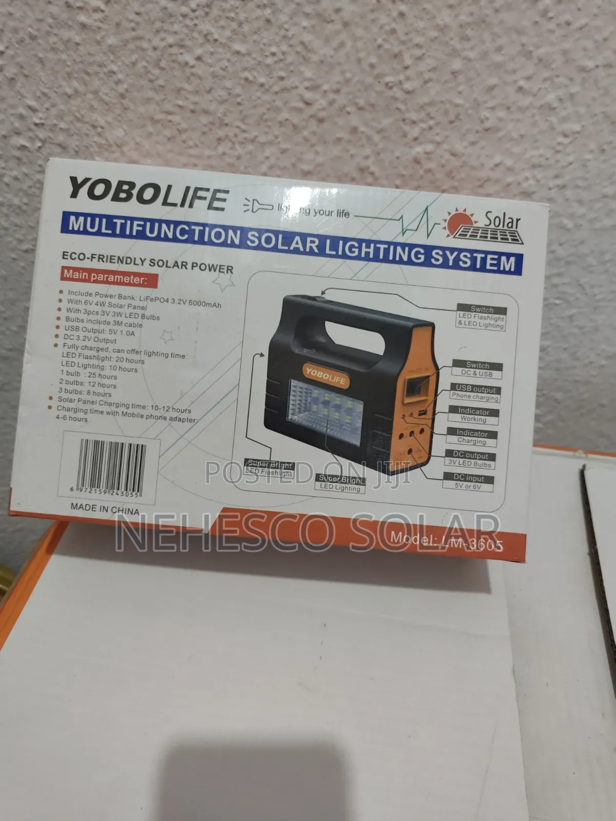 Original Yobolife LM-3605 Solar Lighting System for Homes