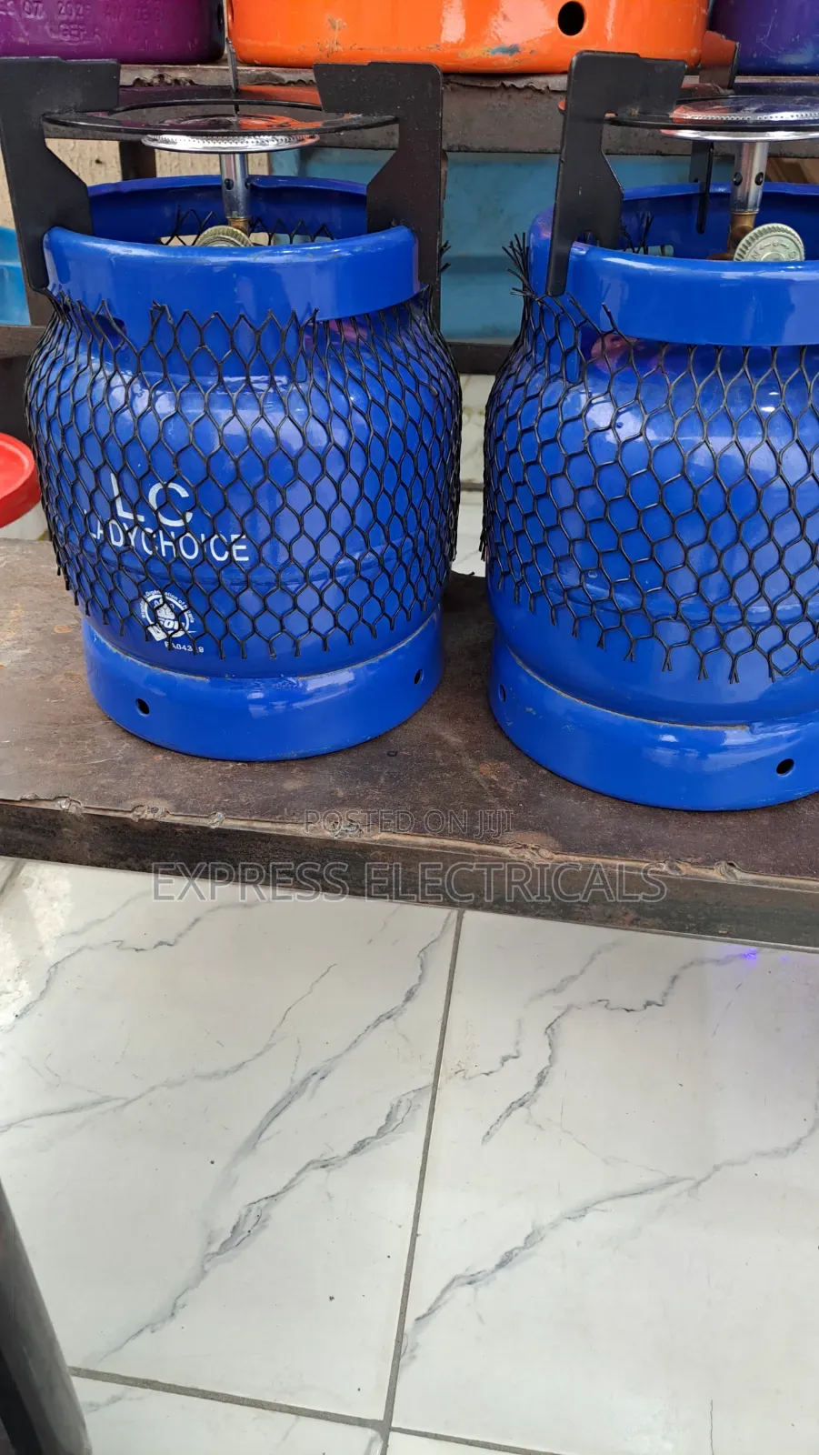 Brand New Joychoice Mini Gas Cylinder With Burner - Portable 3kg LPG