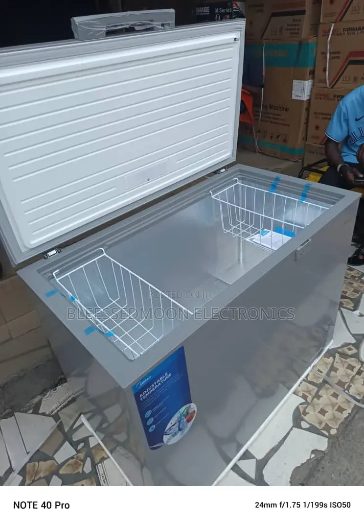 Midea Inverter Chest Freezer 300liters 10 Years Company Warranty