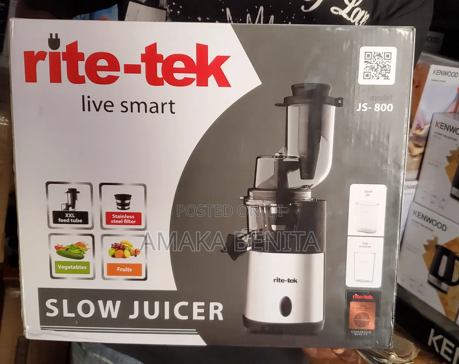 Rite Tek Slow Juicer