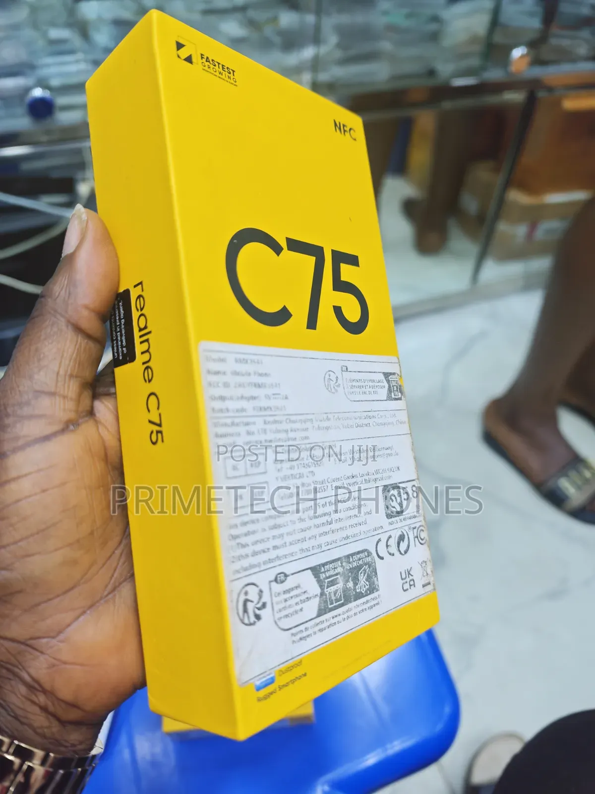 New Realme C75 256 GB Black