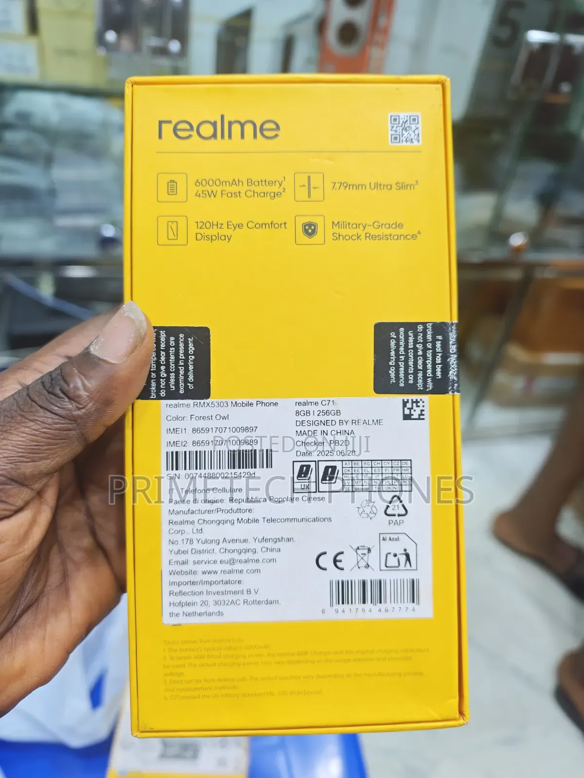 New Realme C71 256 GB Black