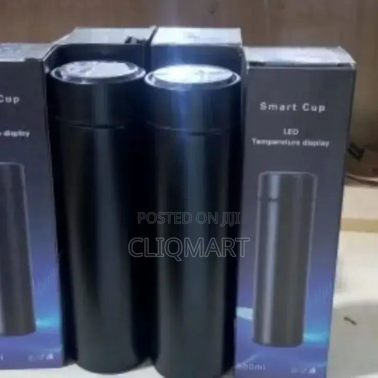 Smart Vacuum Flask With LED Temperature Display –500ml Stainless Steel