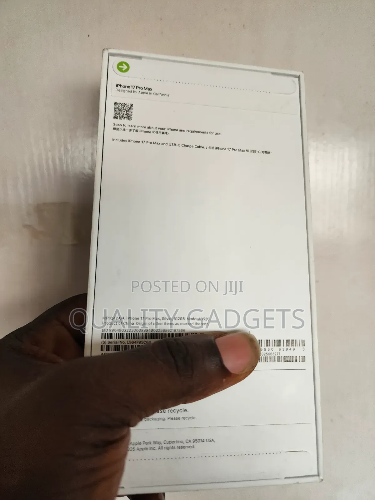 New Apple iPhone 17 Pro Max 512 GB Silver