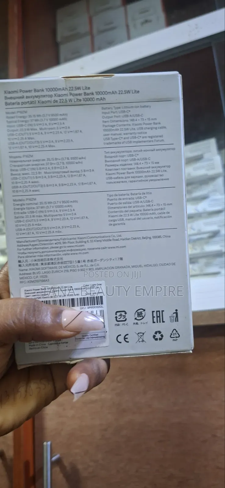 Xiaomi Powerbank 10000mAh 22.5w Lite