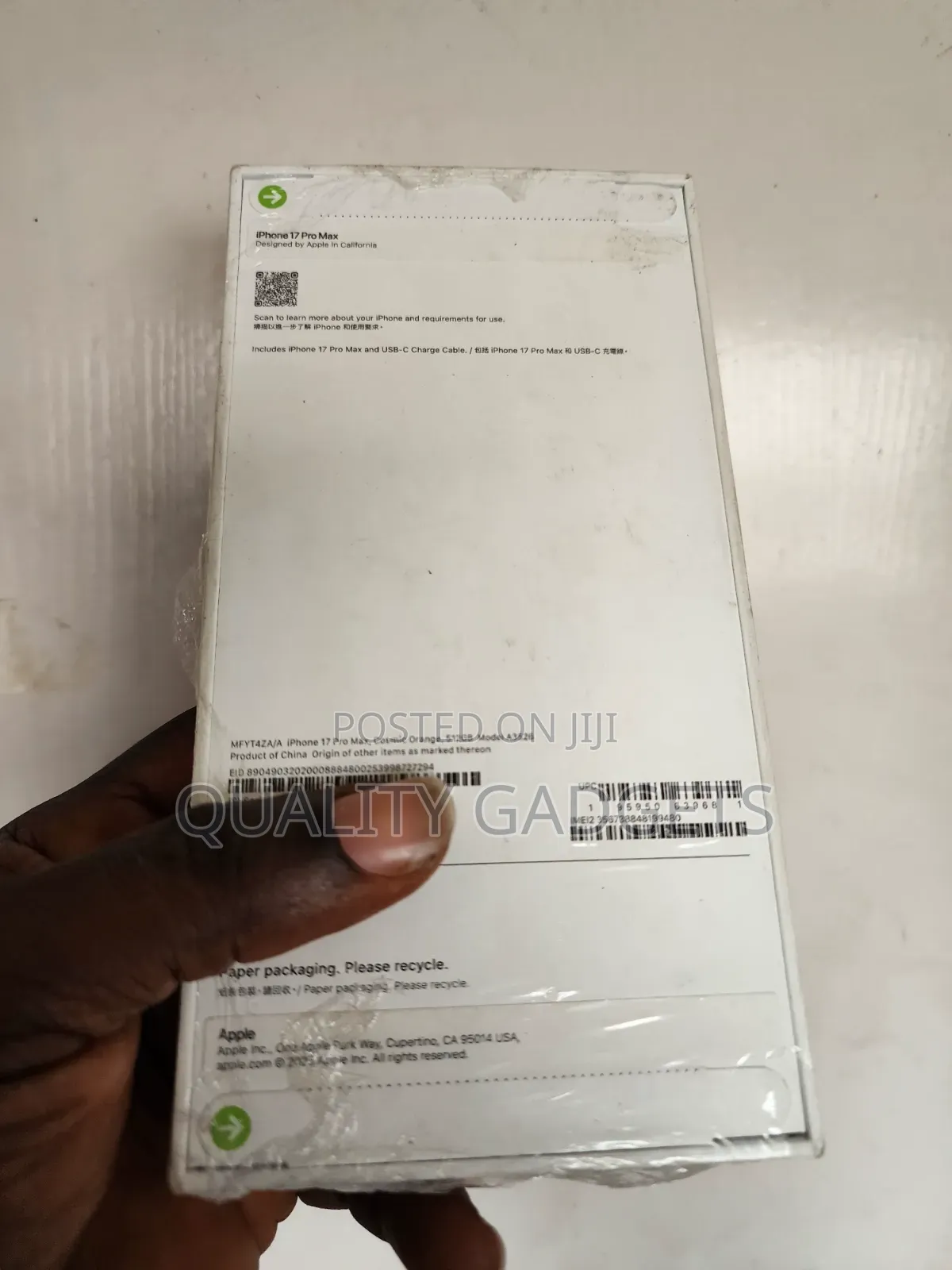 New Apple iPhone 17 Pro Max 512 GB Orange