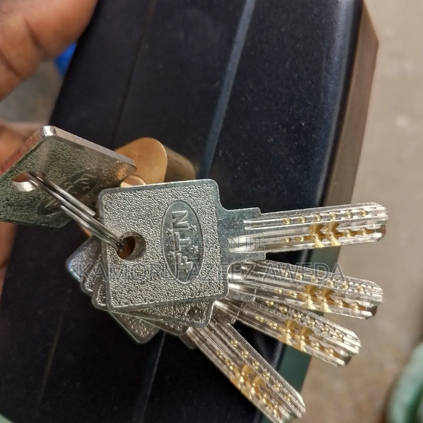 FTN Jam Lock Heavy Duty for Iron Gate Outside Gate With Brass Key