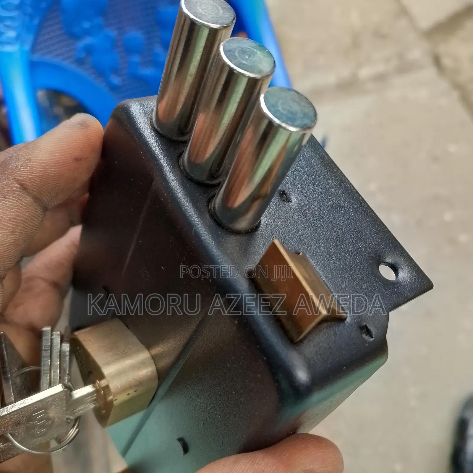 FTN Jam Lock Heavy Duty for Iron Gate Outside Gate With Brass Key