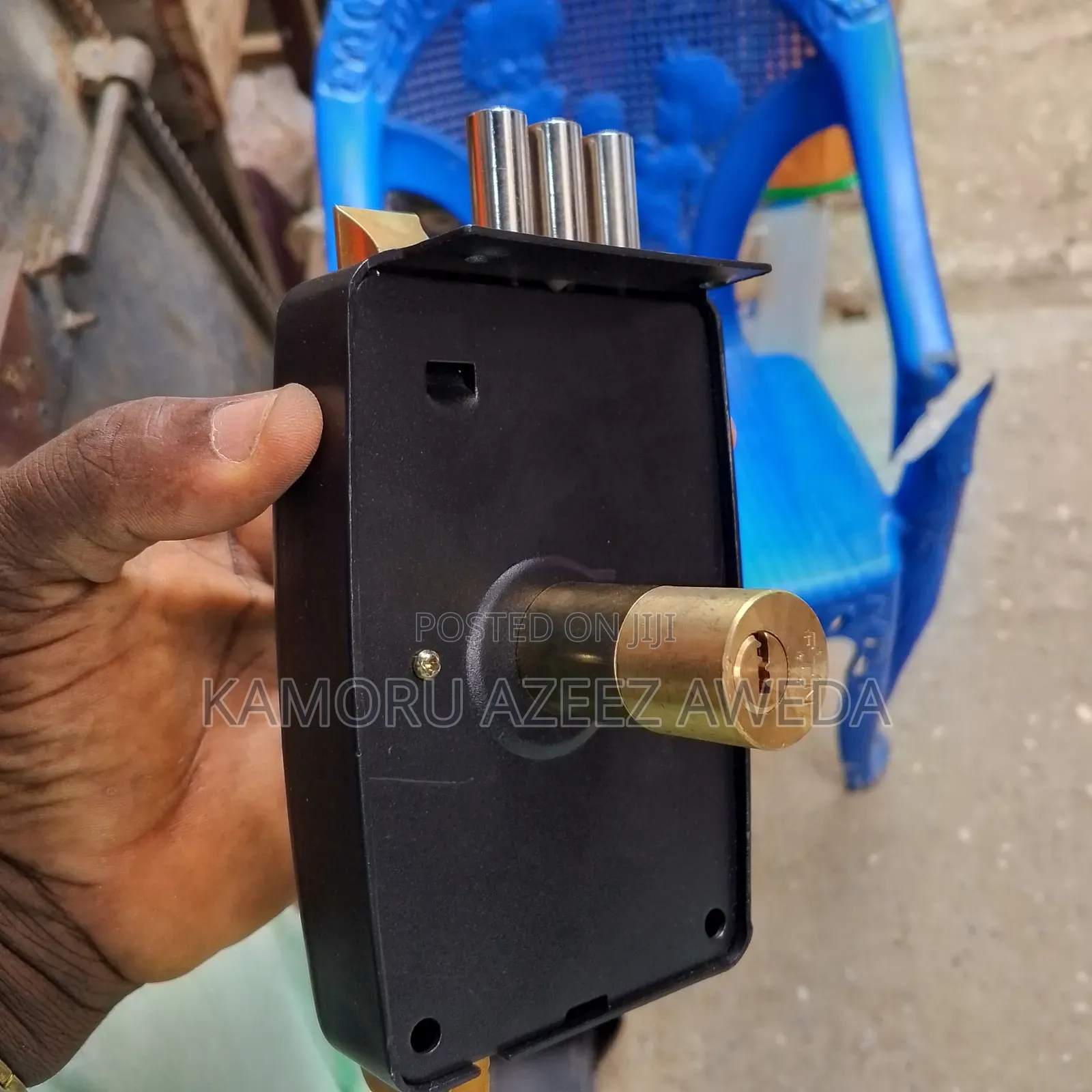 FTN Jam Lock Heavy Duty for Iron Gate Outside Gate With Brass Key