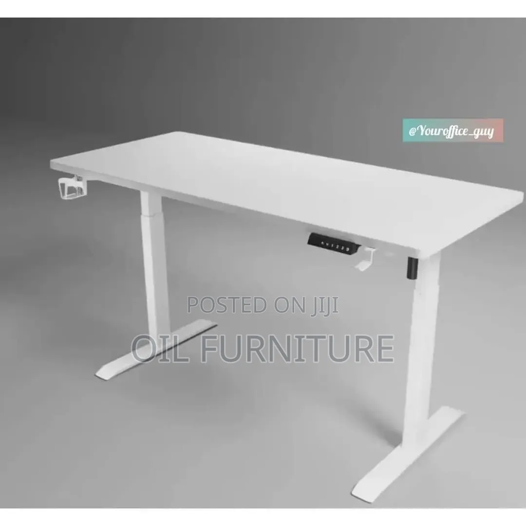 Adjustable Electric Gaming Office Desk With Memory Keypad