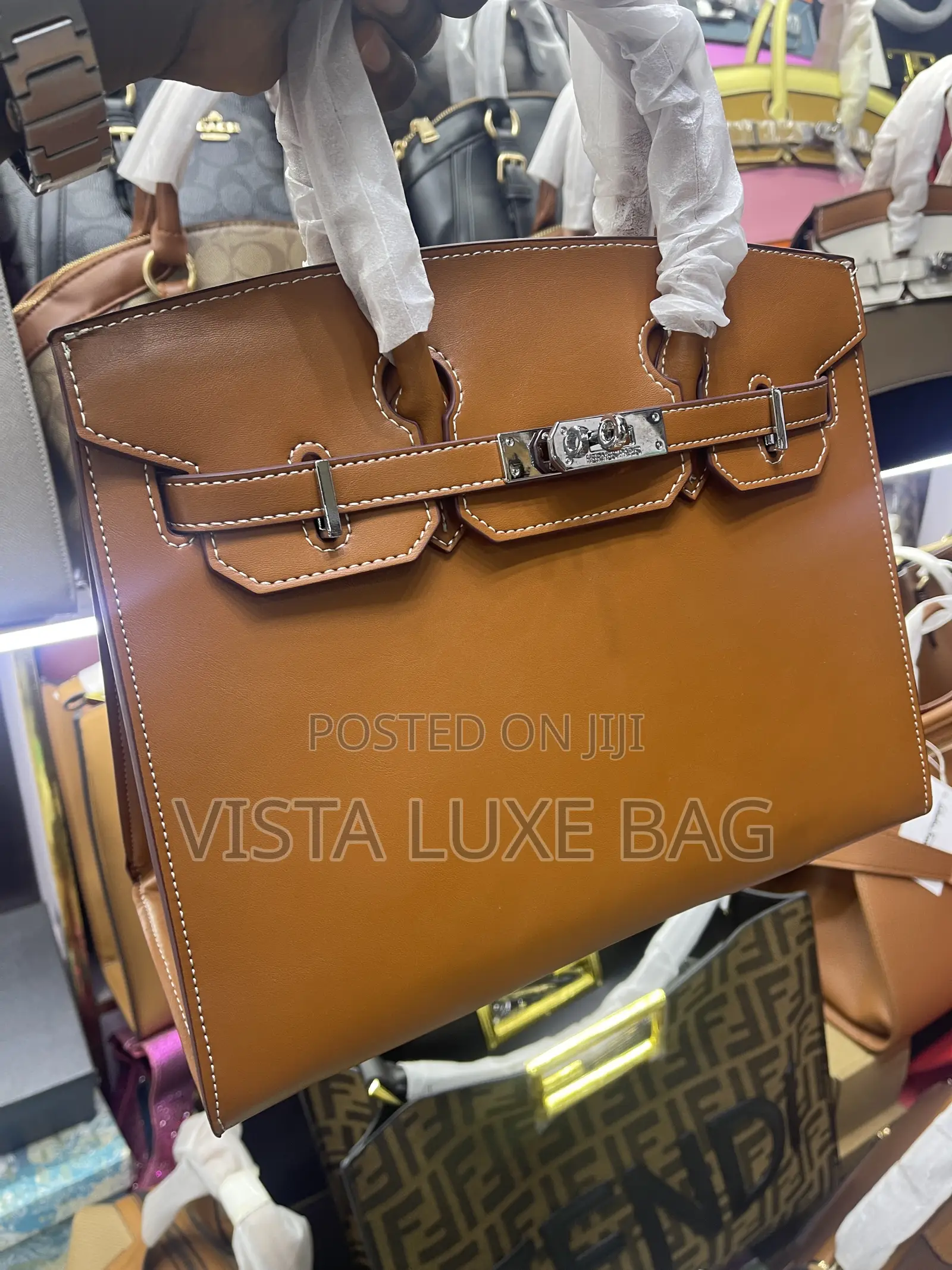 Hermes Smooth Skin Leather Bag