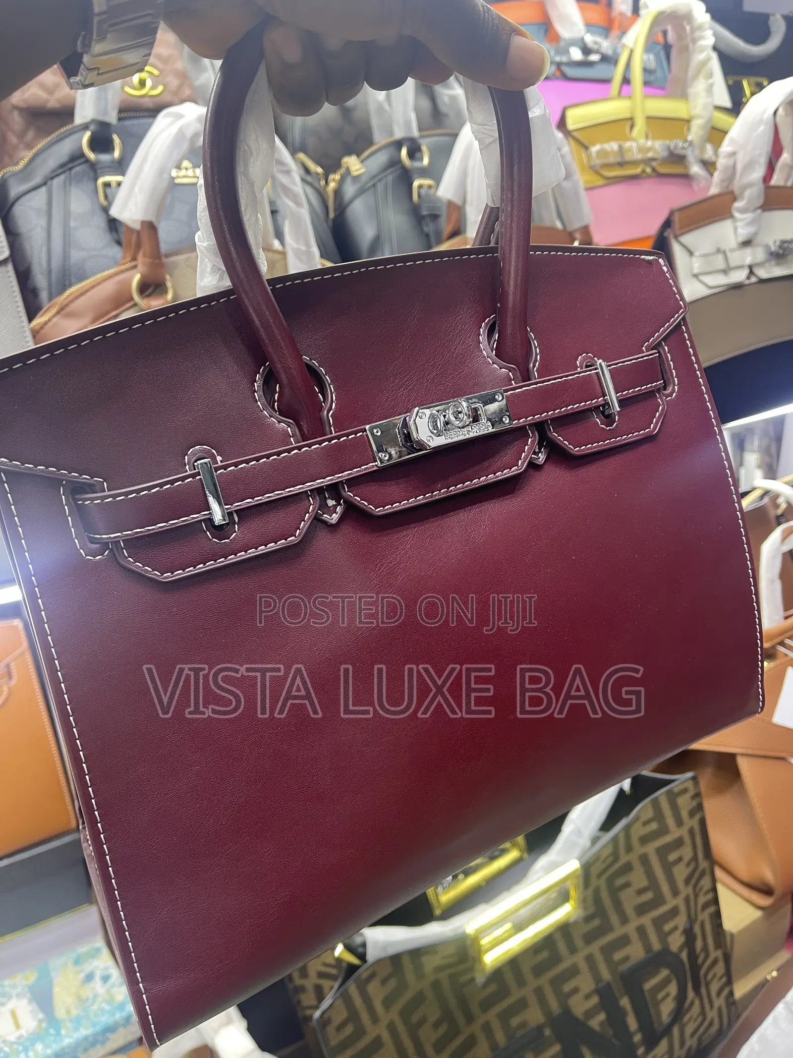 Hermes Smooth Skin Leather Bag