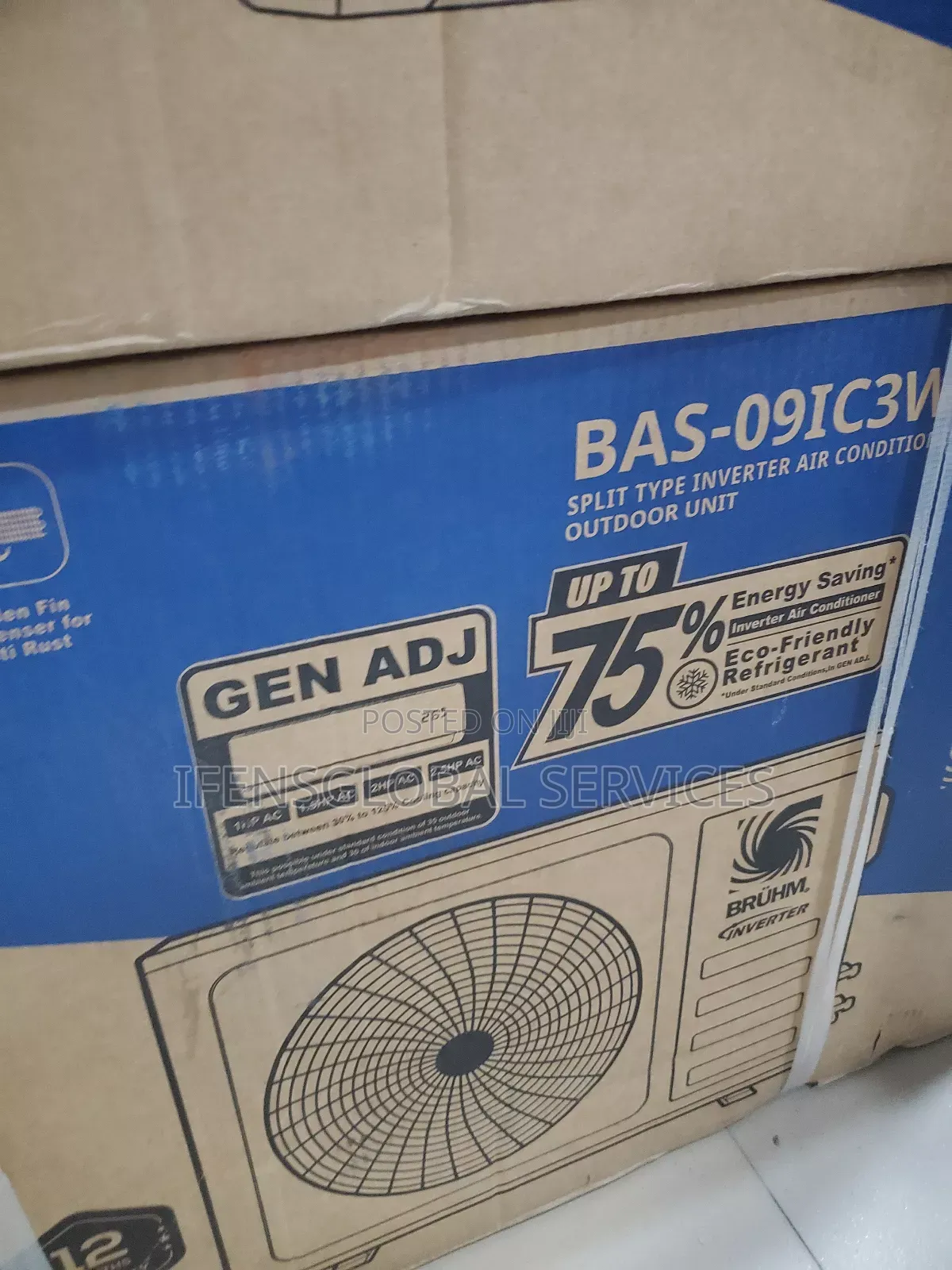1hp Bruhm Inverter AC