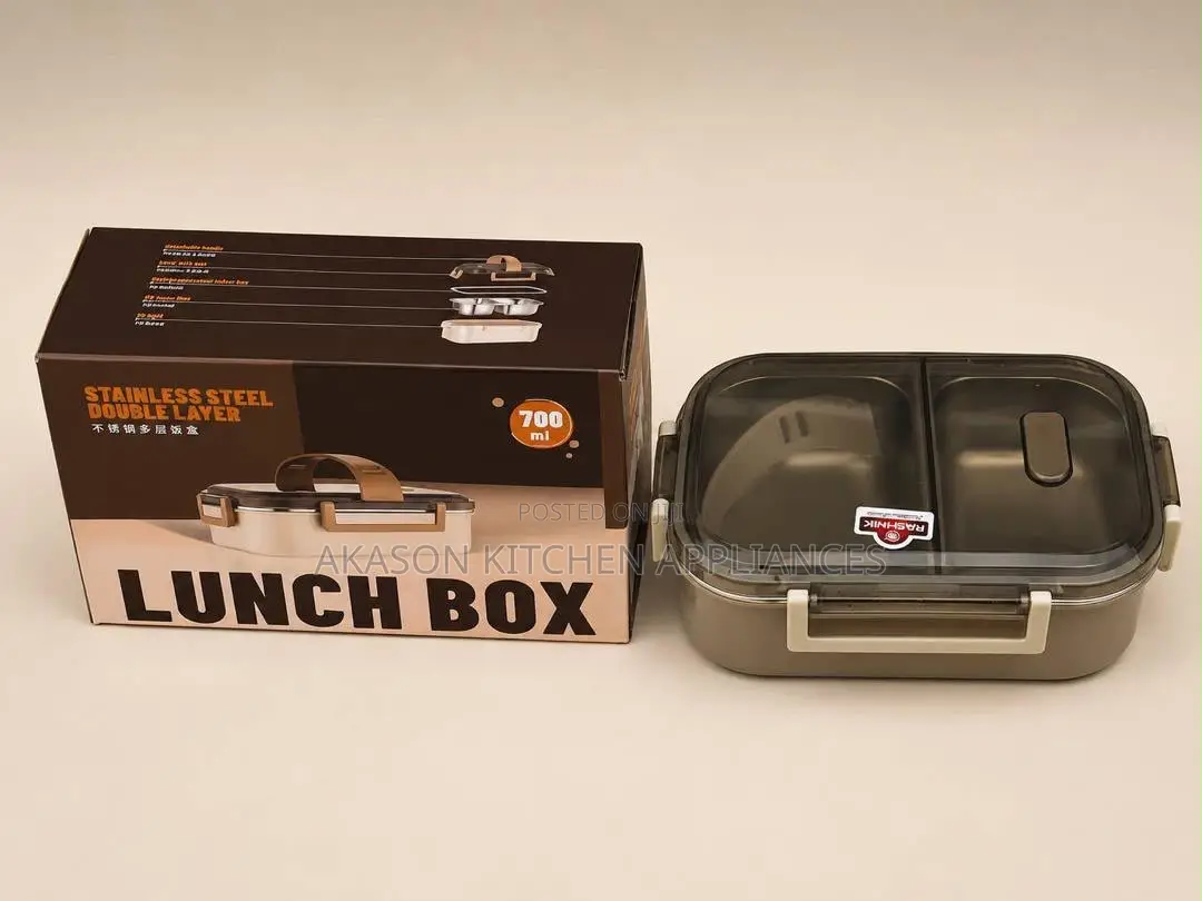 2 Side Partition Insulated Lunch Box