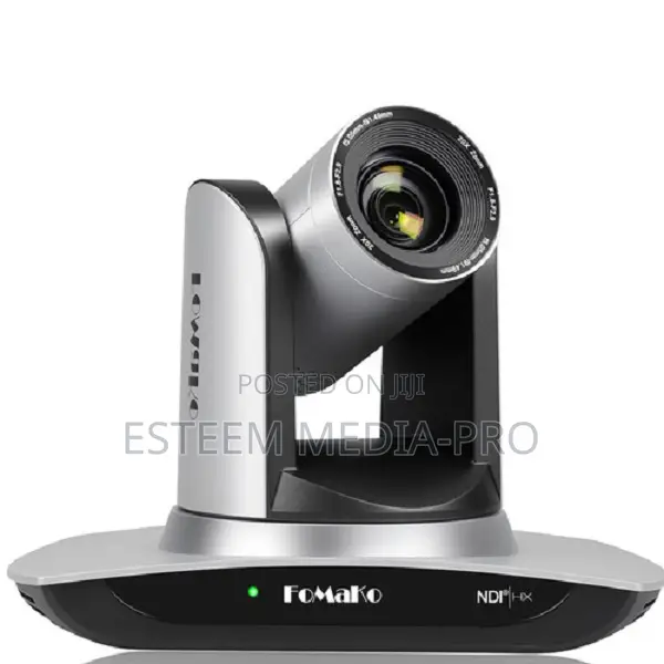 FoMaKo FMK20UH NDI 1080p AI Auto-Tracking PTZ Camera With 20x (Gray)