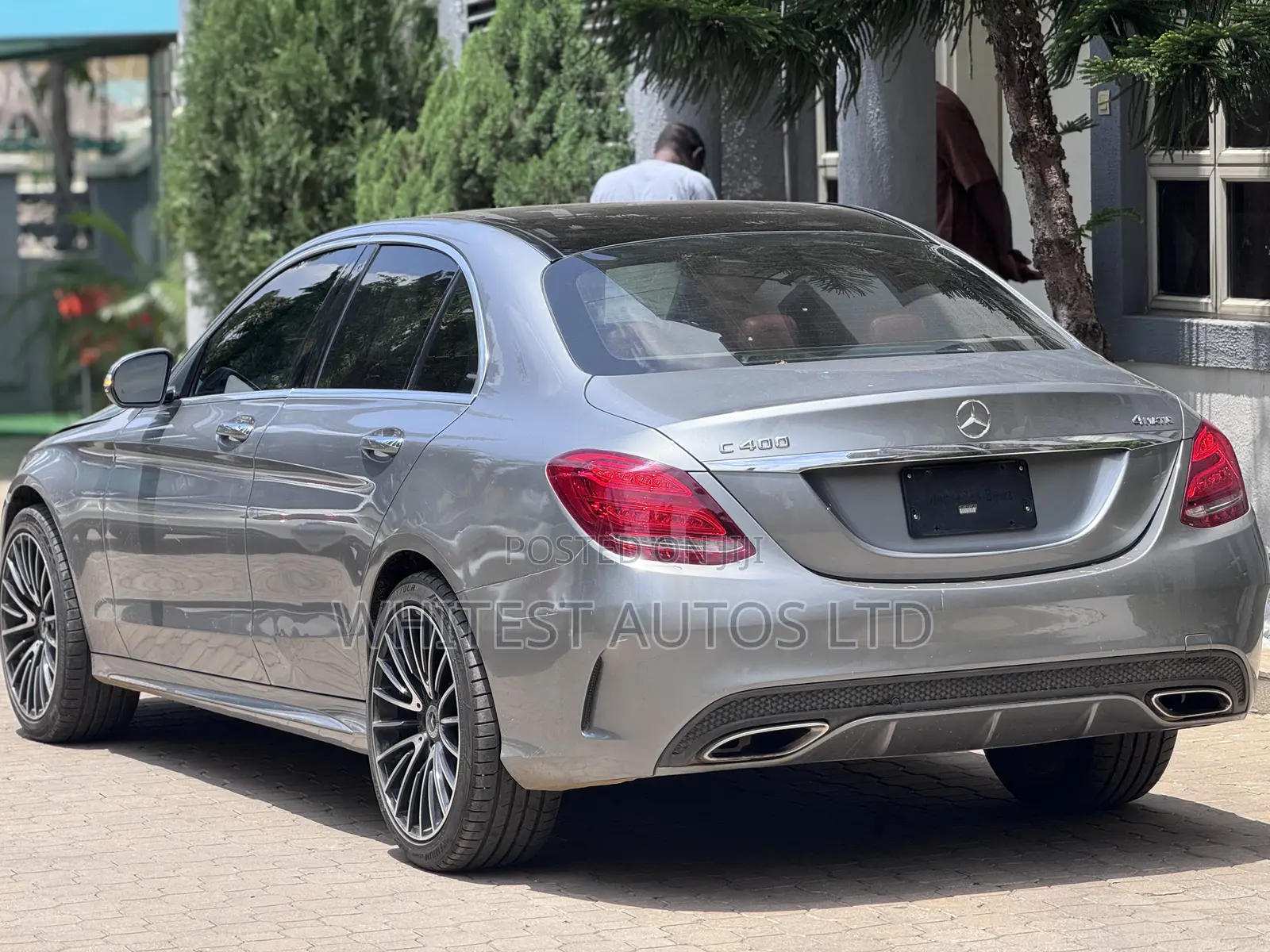Mercedes-Benz C400 4Matic AWD Sedan (3.0L V6 7A) 2015 Gray