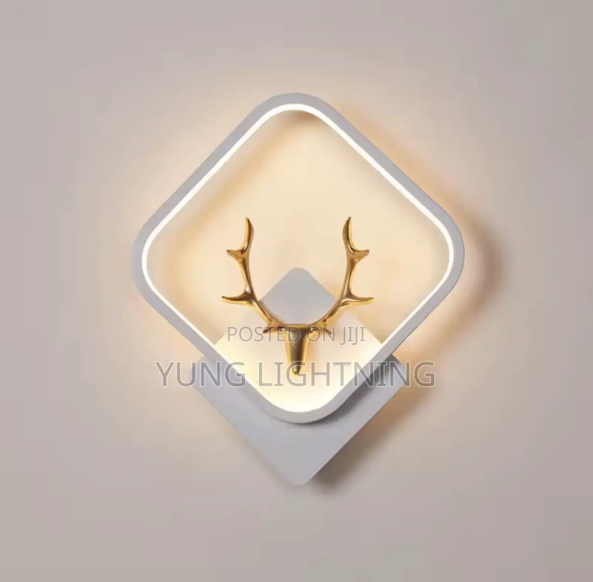 Modern LED Deer Antler Wall Light Luxury Indoor Decorative Lamp